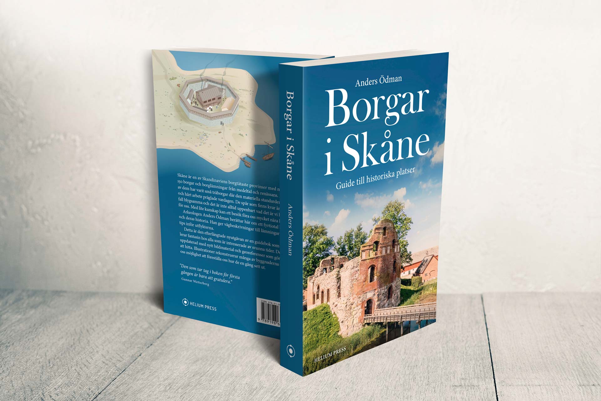 Boken "Borgar i Skåne". Foto.
